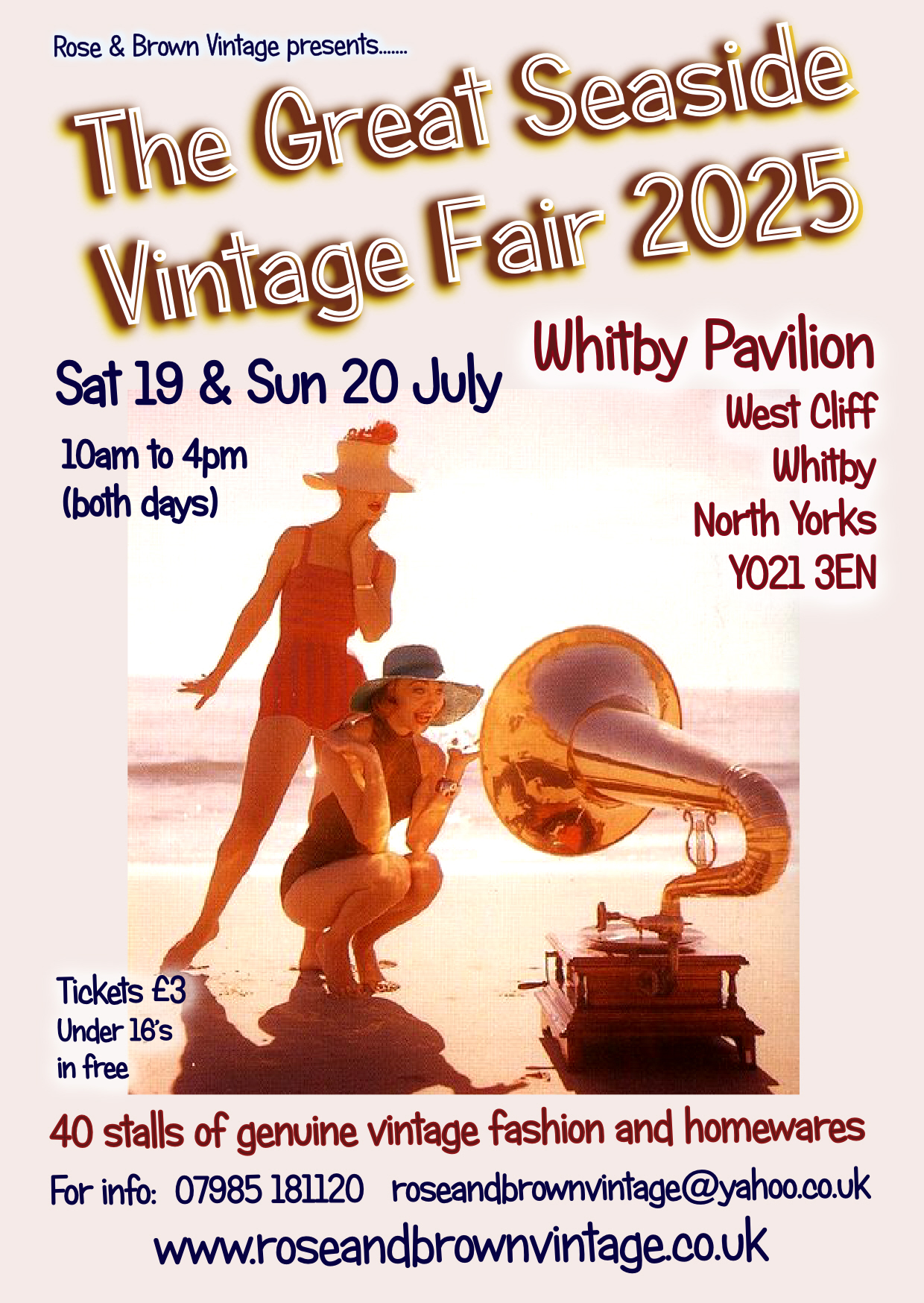 click here to view our  The Great Seaside Vintage Fair section